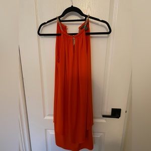 Orange dress